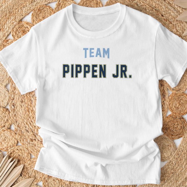 Team Pippen Jr Last Name Proud Family Last Name Familia Blue T-Shirt Geschenke für alte Männer