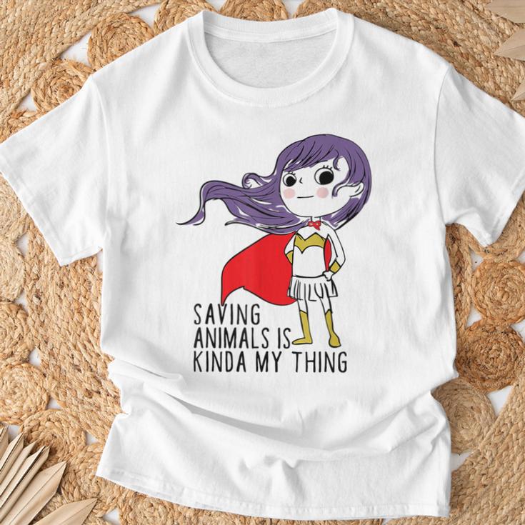 Tierrettung Ist Irgendwie Mein Ding Animal Rescue T-Shirt Geschenke für alte Männer