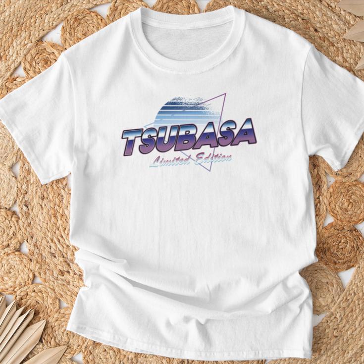 Tsubasa Namenshemd Ästhetischeaporwave 80Er 90Er Jahre Nachname T-Shirt Geschenke für alte Männer