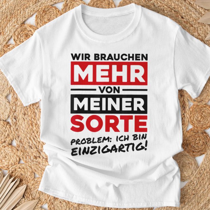 Wir Brauchen Mehron Meiner Sorte Unique Gray T-Shirt Geschenke für alte Männer