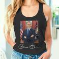 Barack Obama Signature And Portrait Tank Top