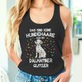 Dalmatian Glitter Dog Holder Dog Tank Top