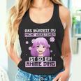 Damen Das Würdest Du Nichterstehen Ist So Ein Anime Ding Mit-Ausschnitt Tank Top