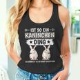 Damen Ist So Ein Kaninchen Ding Kaninchen Mit-Ausschnitt Tank Top