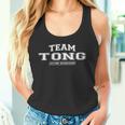 Damen Teamzange Stolzer Familiennachname Nachname Geschenk Mit-Ausschnitt Tank Top