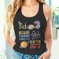 Damen Wissenschaft Weil Es Besser Ist Dinge Herauszufinden Lustiger Lehrer Mit-Ausschnitt Tank Top