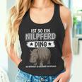 Flusspferd Sachen Ist So Ein Nilpferd Ding Nilpferd Tank Top