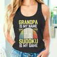 Grandpa Sudoku Tank Top