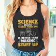 Herren Wissenschaft Weil Es Besser Ist Dinge Herauszufinden Tank Top