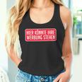 Hier Kann Ihre Werbung Stehhen Für Einen Influencer Tank Top