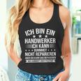 'Ich Bin Ein Handwerker Ich Kann Dummheit Arbeiter' Tank Top