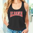 Kosovo Albania Tirana Flag Double Eagle Tank Top