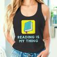 Lesen Ist Mein Ding Lehrer Bibliothekar Bücherwürmer Tank Top