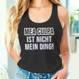 Mea Culpa Ist Nicht Mein Ding Satire S Tank Top