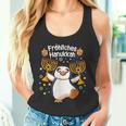 Penguin Hanukkah Menorah Happy Hanukkah Tank Top