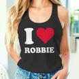 Red Heart I Love Robbie Tank Top