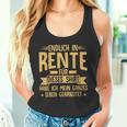 Rentner Endlich In Rente Ruhestand Tank Top