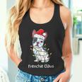 Santa French Bulldog Xmas Pajamas Frenchie Christmas Tank Top