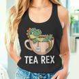 Tea Rex T-Rex Dinosaur Tyrannosaurus Tank Top