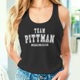 Team Pittman Lifetime Member Family Last Name Tank Top