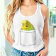 Cute Budgie In Bag Budgie Tank Top