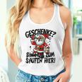 Geschenke Nur Zum Saufen Hier Bier Alkohol German Langu Tank Top