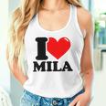 Ich Liebe Mila German Langu Gray Tank Top