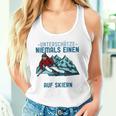 Unterschätze Niemals Einen Alten Mann Auf Skis I Skiing Long-Sleeved Tank Top