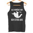 Alleerrückt Hier Skydiving Skydive S Tank Top