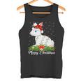 Arctic Hare Lover Matching Santa Hat Arctic Hare Christmas Premium Tank Top