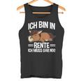 Bin In Rente Ich Muss Gar Nix Pferd Rentner Ruhestand Tank Top