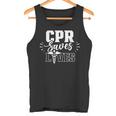 Cpr Rettet Leben Paramedic Emergency Paramedic Profession Tank Top