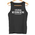 Damen Team Konen Stolzer Familienname Nachname Geschenk Mit-Ausschnitt Tank Top