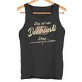 Das Ist Ein Dombrowski Ding Family Dombrowski Tank Top