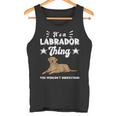 'Das Ist Ein Labrador Ding Labby Brown Labrador Tank Top