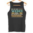 Das Ist Ein Weber Ding Saying Für Familie Weber Tank Top