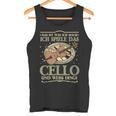 Das Ist Was Ich Mach Ich Spiel Das Cello Und Weiß Dinge Tank Top