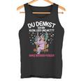 Du Tenkst Ich Bin Klein Liebe Und Nett Unicorn Tank Top