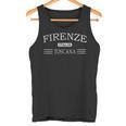 Firenze Toscana Italia Florence Tuscany Italy Blue Tank Top