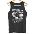 Fischlein Beisse Angler Fishing Tank Top