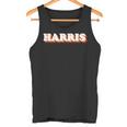 Harris Familienname Outfit Personalisiert Nachname Urlaub Tank Top