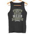 Herren Spruch Männer Beruf Ist So Ein Ding Ergotherapeut Tank Top