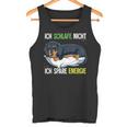 Ich Schlafe Nicht Ich Spare Energy Dachshund Tank Top