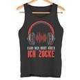 Kann Dich Nicht Hören Ich Zocke Gamer Gamer Gamer Boys' Tank Top