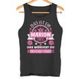 Marion Name First Name Name Name Day Das Ist Ein Marion Ding Tank Top