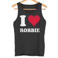 Red Heart I Love Robbie Tank Top