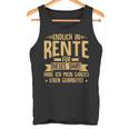 Rentner Endlich In Rente Ruhestand Tank Top