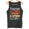 Retro Africa Tanzania Safari Travel Tanzania Tour Tank Top