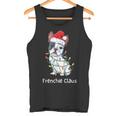 Santa French Bulldog Xmas Pajamas Frenchie Christmas Tank Top