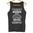 Sehe Aus Nicht Tun Zellulär Busy Biologist Tank Top